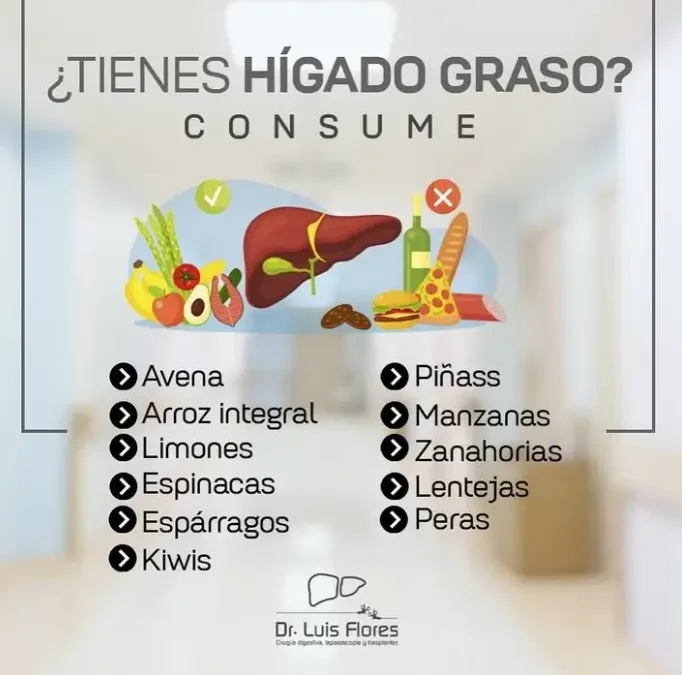 ¿Que deberías comer para no tener hígado graso?